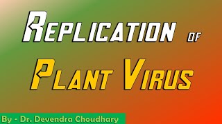 Plant virus Multiplication  विषाणु में प्रजनन [upl. by Orly]