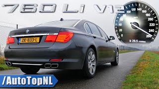 BMW 7 Series F02 760Li 60 V12 BiTurbo  0250 ACCELERATION SOUND amp Passenger POV by AutoTopNL [upl. by Tierza]