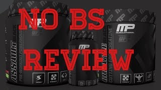 Musclepharm Assault Black Pre workout review [upl. by Madelene]