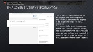 STEM OPT Online Application Instructions [upl. by Cumine]