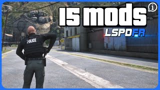 15 immersive mods for your LSPDFR GTA V Sample [upl. by Trebleht]