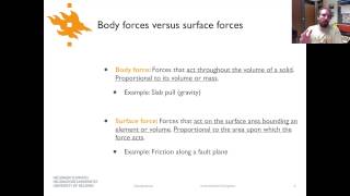 Geodynamics  Lecture 31 Forces [upl. by Aisemaj509]