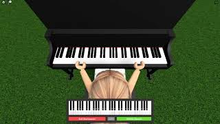 How to play quotHot cross bunsquot on Roblox piano  Piano keyboard v11 [upl. by Gerladina]