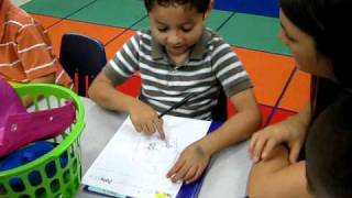 Kindergarten Writers Workshop Conferencing A Cason AVI [upl. by Eanom]