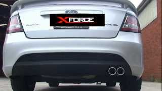 XFORCE Ford FG Falcon XR6 Performance Exhaust [upl. by Yadahs]