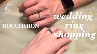 【VLOG】ブシュロンで結婚指輪を購入した日💍♡キャトルクルドパリ [upl. by Icram976]