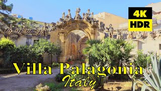 Villa Palagonia The Villa of Monsters Bagheria Italy in 4K UHD HDR [upl. by Synned737]