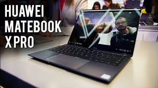 MWC 2018 Huawei MateBook X PRO Română [upl. by Ayekram249]