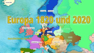 Europa 1820 und 2020 – Geschichte in Karten [upl. by Novy209]