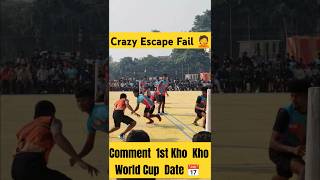 Kho Kho Craziest Escape Failed 🔥🤦  khokholovers remix ytshorts [upl. by Dwaine]