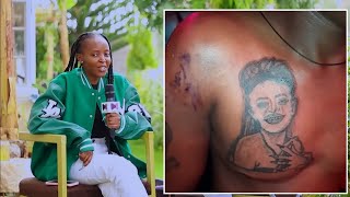 Terrible 💔 Mungai Eve Responds To This Guy TATTOOING Her Face On His Chest [upl. by Rai]