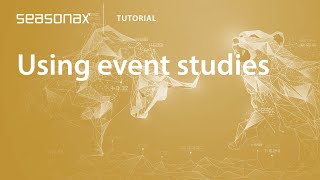 Seasonax Tutorial Using event studies [upl. by Akimik]