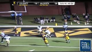 Colquitt County QB Daniel Mobley 10 Yard TD Pass to WR Toddarian Boyd [upl. by Latsryc196]