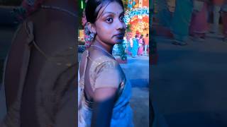 Durga pujo reels  SAMRAT PAMPA shortvideo durgapuja viralsong couplegoals arijitsingh [upl. by Sheelah]