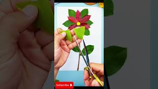 Kreasi Bunga Cantik dari Daun Tutorial Mudah dan Kreatif [upl. by Ahsaf]