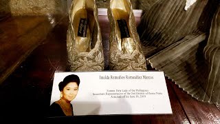 Some of Former First Lady Imelda Marcos Shoes Collection Displayed  Marikina Shoe Museum Part 1 [upl. by Ytsirk]