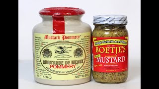 Grainy Mustards Boetjes vs Pommery Moutarde de Meaux [upl. by Yordan390]