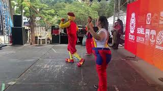 Palhaço Felipito cantando a musica o Felipito chegou na praça Rui Barbosa [upl. by Onileba]