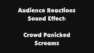 Audience Reactions SFX Crowd Panicked Screams [upl. by Bryce]