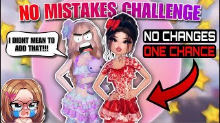 CANT Make ANY MISTAKES In Dress To Impress Roblox [upl. by Raquela]