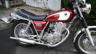 SR400 WMトライアンフタイプマフラー音（バッフル有） [upl. by Enajaras]