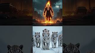 Ghost rider 🆚 Menacing Groups 💀 shorts shortsfeed marvel wildlife views ZooVerset7m [upl. by Cerellia]