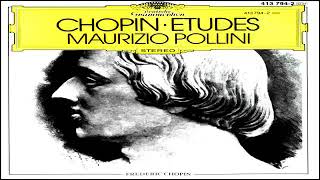 Chopin  24 Etudes Op 10  Pollini [upl. by Stoat]