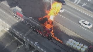 Montreal man attempts to save fellow truck driver from fire [upl. by Nosreh]