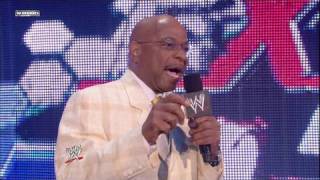 General Manager Teddy Long makes a match for World [upl. by Atsyrc]