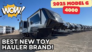 16 ft Garage Amazing Luxury Toy Hauler 2025 Brinkley Model G 4000 [upl. by Grefer983]