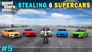 STEALING SUPERCARS FROM ROADSIDE  GTA V GAMEPLAY 5 [upl. by Silloh]