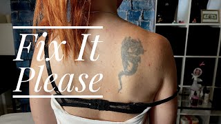 Coverup old tattoo Tattoo time lapse [upl. by Esirtal517]