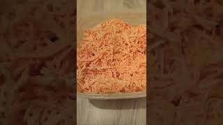 Салат из моркови Burkānu salāti Carrot salad food [upl. by Etteiram]