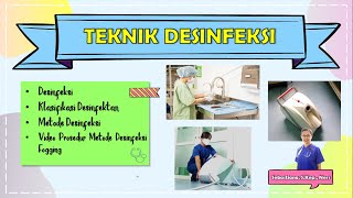 TEKNIK DESINFEKSI RUANGAN RUMAH SAKIT [upl. by Nylarat]