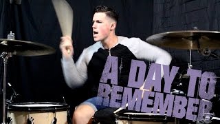 A DAY TO REMEMBER  quotParanoiaquot  Drum Cover  Bad Vibrations 2016 [upl. by Orgalim]