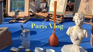 🇫🇷 Paris Vlog  Vanves Flea Market 파리 방브 벼룩시장 추천 빈티지 그릇 쇼핑 플리마켓 Marché aux puces 프랑스 주말 일상 브이로그 [upl. by Tove]