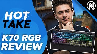 Nifty Reviews CORSAIR K70 RGB MK2 Keyboard  Hot Take  Team Envy [upl. by Ellemaj]