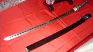 COLD STEEL JAPANESE IMPERIAL SERIES DOUBLE EDGE KATANA 88DEC [upl. by Atnuhs]