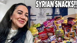 MY MIDDLE EASTERN MOM TRIES HER FAVORITE CHILDHOOD SNACKS [upl. by Orson]