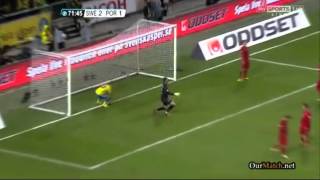 Sweden 2  3 Portugal All Goals e Relato Antena 1 19112013 [upl. by Camfort486]