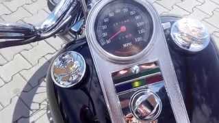 HarleyDavidson Softail Custom FXSTC 1994 black and fast [upl. by Syxela]