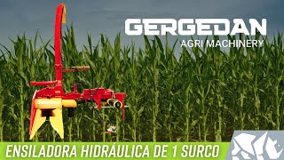 ENSILADORA DE 1 SURCO CON MANDO HIDRÁULICO GERGEDAN  EFICIENCIA EN CADA PASO🌽🔘 [upl. by Cave887]