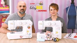 Wir stellen unsere tolle EinsteigerNähmaschine vor kullaloo bitsyBee by JANOME [upl. by Urbani645]