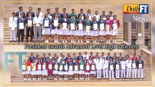 President awards Advanced Level high achievers [upl. by Husha983]