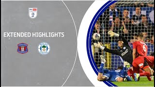 CLOSE GAME  Carlisle United v Wigan Athletic extended highlights [upl. by Ahsotan]