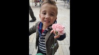 Flowers For Smiles Grant with Dwarfism age 7 [upl. by Aloiv]