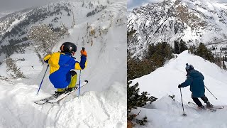 Snowbird Cirque Traverse Guide All named runs [upl. by Anomis]