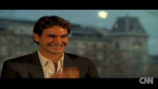 Rogere Federer laughing to death at tv interview [upl. by Emmett]