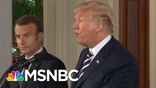 Hartley President Emmanuel Macron Is ‘Master Of Strategy’  MSNBC [upl. by Naivad]