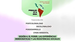 SESIÓN 4 EL PODER LAS EXPERIENCIAS DEMOCRÁTICAS Y LAS RESISTENCIAS SOCIALES [upl. by Elohcin288]